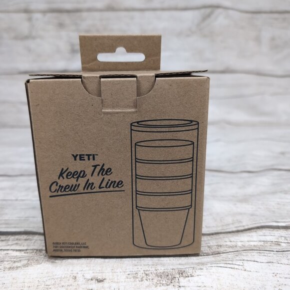 Yeti Wetlands Camo Shotglasses And Case Brand New